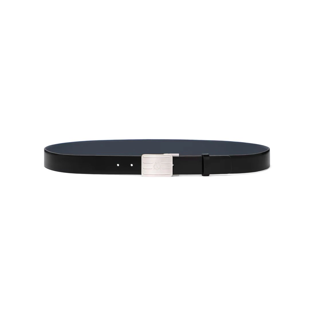 Reversible Leather Badge Belt